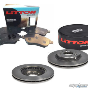 Kit Discos Y Pastillas Chevrolet Corsa 2 1.8 Del roda 14"